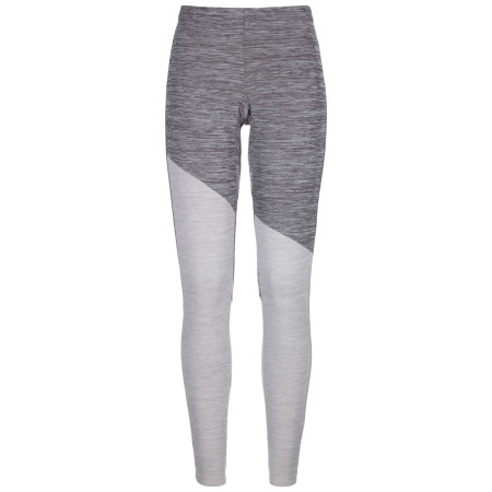 Damen-Funktionsunterhose Ortovox Fleece Light Long Pants grau GrayBlend