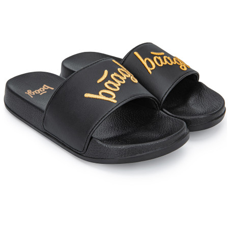 Kinderpantoffeln Baagl Logo Gold