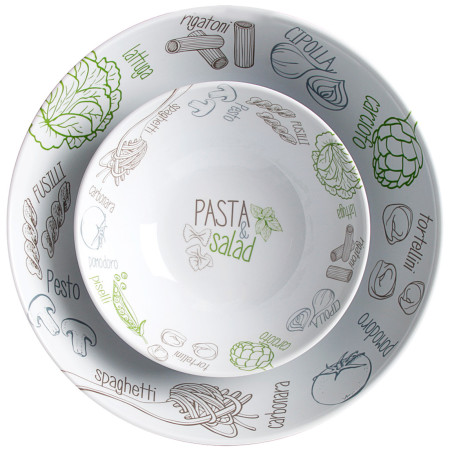 Schüssel-Set Brunner Pasta&Salad Bowl Set weiß