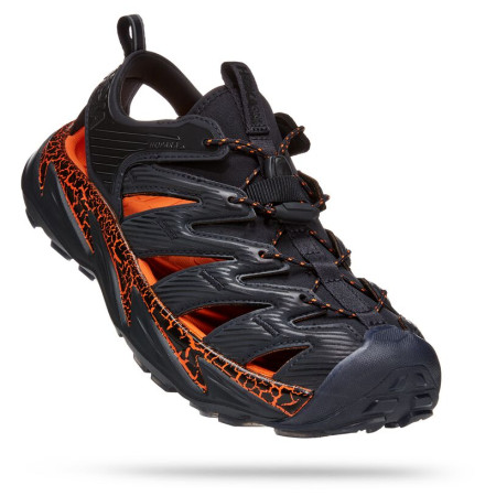 Sandalen Hoka Hopara All Gender blau Blue Graphite/Persimmon Orange