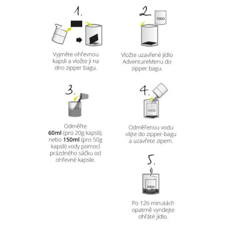 Fertigessen Adventure Menu Brötchen mit Äpfeln und Zimt 250 g