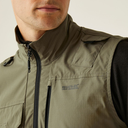 Herrenweste Regatta Travel Light Packaway B/W