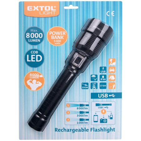 Leuchte Extol 60W COB LED 8000lm
