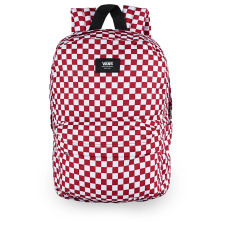 Rucksack Vans MN Old Skool Check Backpack rot/weiß ChiliPepper/Checkerboard