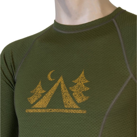 Herren-T-Shirt Sensor Merino Df Camp