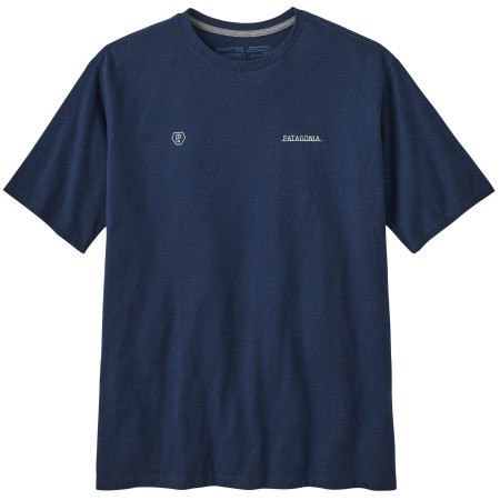 Herren-T-Shirt Patagonia Forge Mark Responsibili Tee dunkelblau Lagom Blue