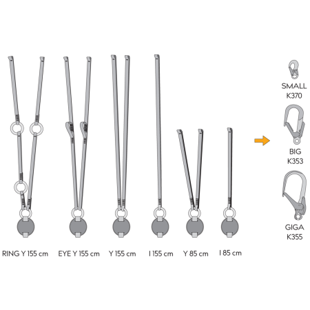 Falldämpfer Singing Rock Reactor 140 "I" 155 cm