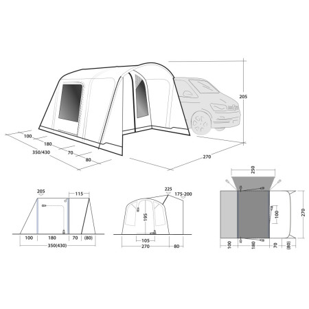 Autozelt Outwell Talladega Air