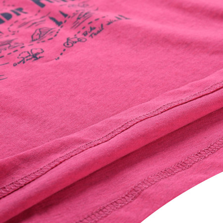 Kinder-T-Shirt Alpine Pro Nogero Fuchsia