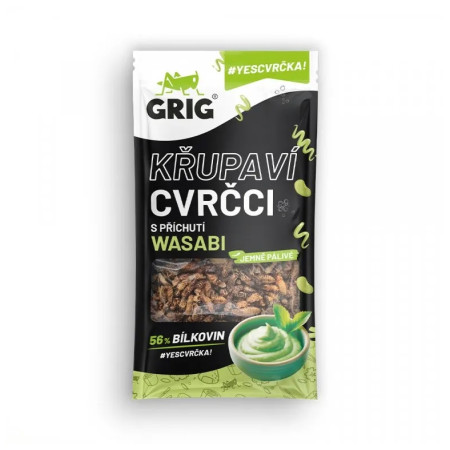 Essbare Grillen Grig Wasabi Grillen 13g