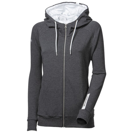 Damen-Sweatshirt Progress Angela schwarz antracit melír