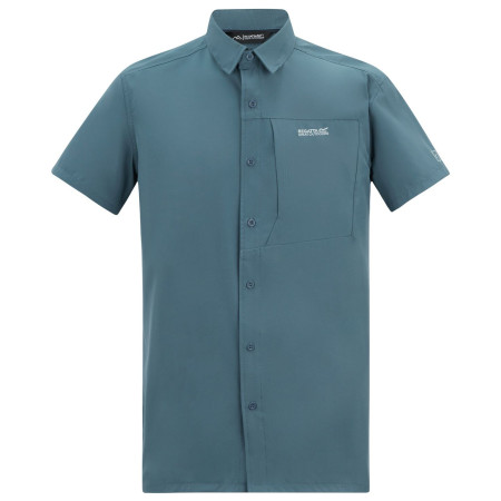 Herrenhemd Regatta Anti-Insect Travel Light S/S Shirt blau China blue