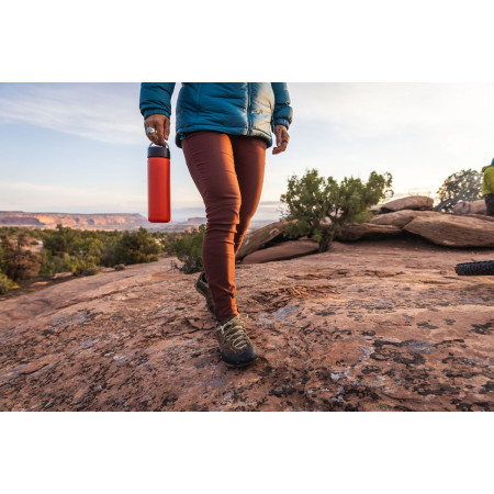 Edelstahlflasche Klean Kanteen Wide w/Wide Loop Cap - brushed stainless 800 ml