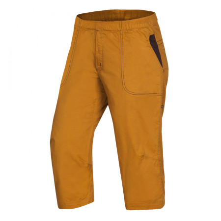 Herren 3/4 Hose Ocún JAWS 3/4 pants gelb BishopBrown