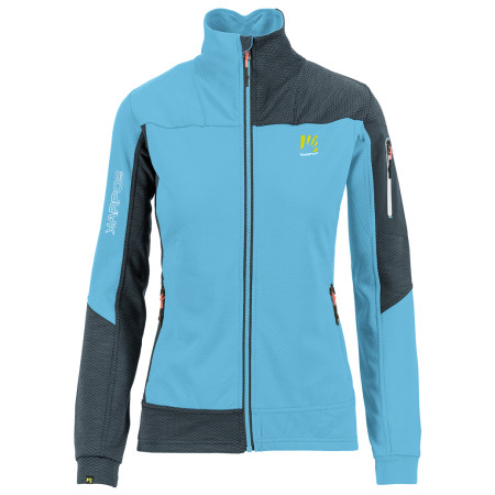 Damen-Sweatshirt Karpos Puez W Fleece blau Blue Atoll/Dark Slate