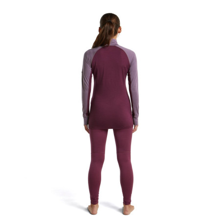 Damen-Funktionsshirt Icebreaker Women Mer 200 ZoneKnit LS Half Zip