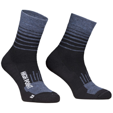 Socken High Point Mountain Merino 3.0 Socks schwarz/blau Black / Blue