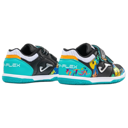 Kinderschuhe Joma Top Flex JR Black Indoor