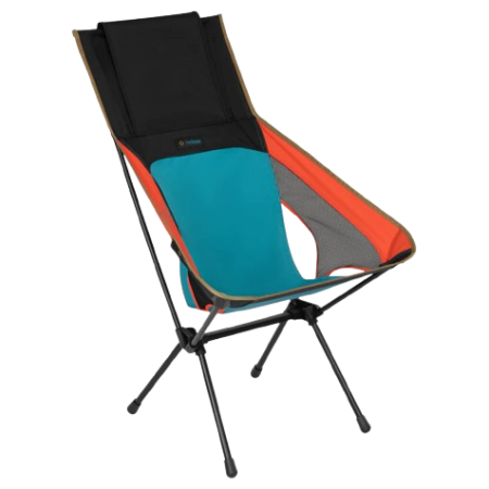 Campingstuhl Helinox Sunset Chair (re) schwarz/blau Heritage Multi Block