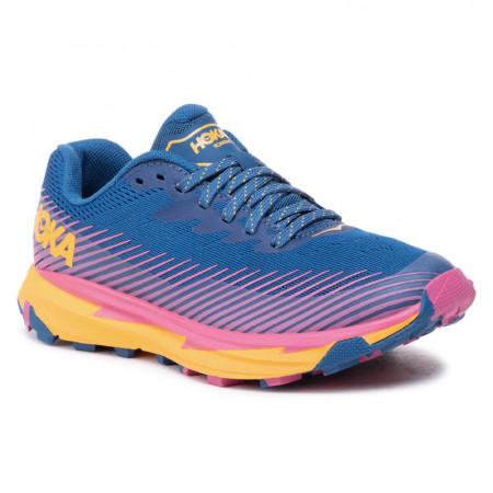 Damen Laufschuhe Hoka Torrent 2 blau/rosa MoroccanBlue/Saffron