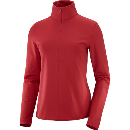 Damen-Sweatshirt Salomon Essential Lightwarm W rot RedChili