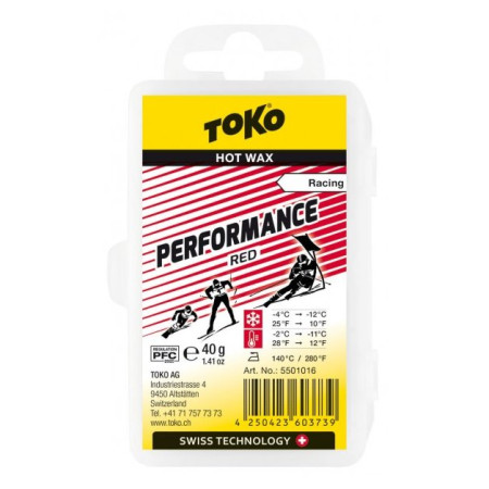 Wachs TOKO Performance rot 40 g TripleX