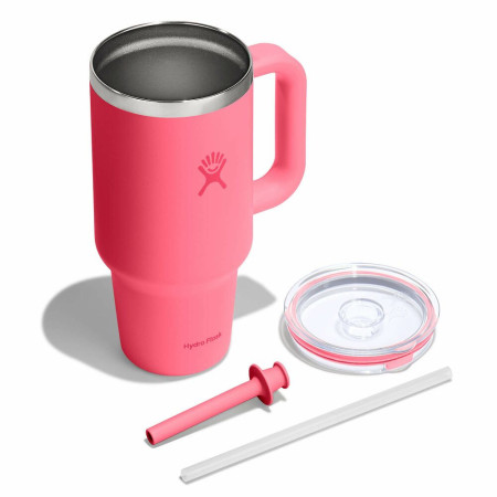 Thermotasse Hydro Flask 32 Oz Travel Tumbler Clear Lid