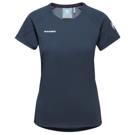 Damen-T-Shirt Mammut Aegility T-Shirt Women blau/weiß marine melange-white