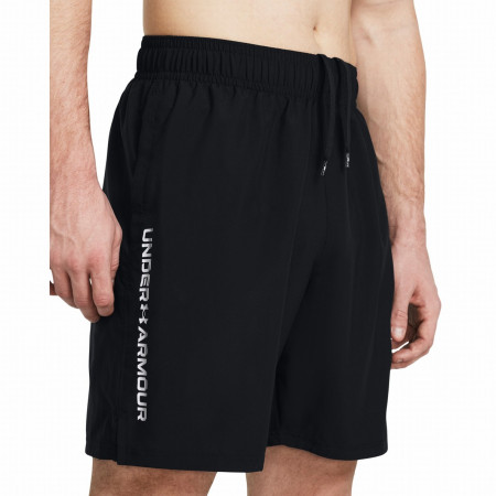 Herrenshorts Under Armour Woven Wdmk Shorts schwarz Black/White