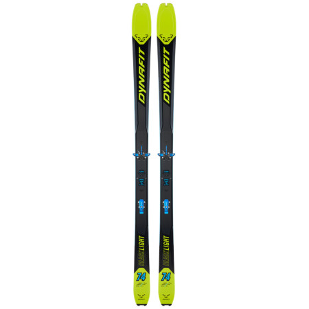 Skialp-Ski Dynafit Blacklight 74 Ski grün/schwarz lime yellow/carbon black
