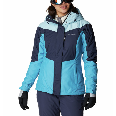 Damen-Winterjacke Columbia Rosie Run™ Insulated Jacket blau Nocturnal, Spring Blue Hthr, Blue Chill