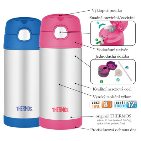 Kinder Thermoflasche Thermos Funtainer 335 ml