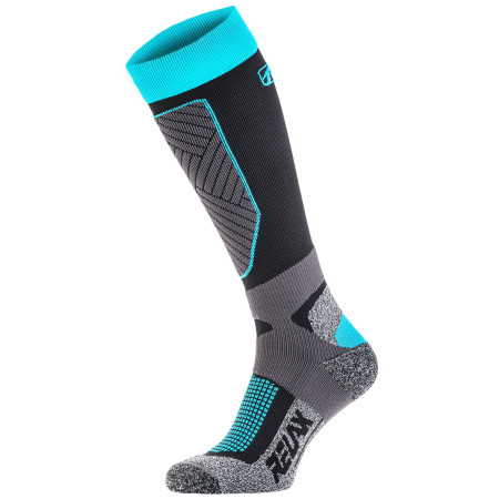 Ski-Socken Relax Compress schwarz/türkis BlackTurquoise