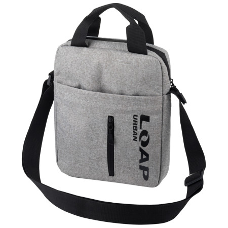 Umhängetasche Loap Dorn grau/schwarz
