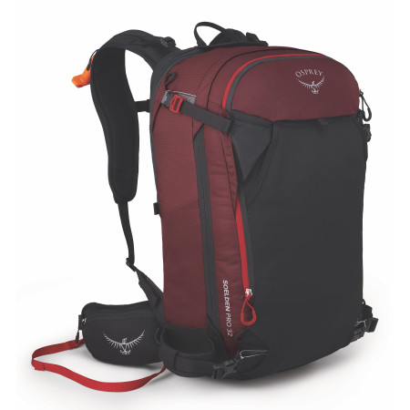 Rucksack Osprey Soelden Pro E2 Airbag Pack rot red mountain