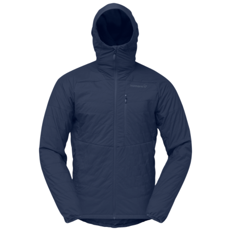 Herrenjacke Norrona lyngen Alpha100 Zip Hood dunkelblau Indigo Night