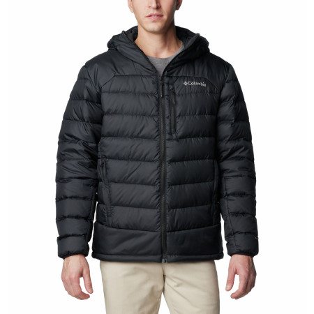 Herren-Winterjacke Columbia Autumn Park™ II Down Hooded Jacket schwarz Black