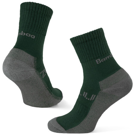 Socken Zulu Bambus Trek M grau/grün dark green