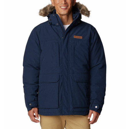 Herren-Winterjacke Columbia Marquam Peak™ Jacket dunkelblau Collegiate Navy