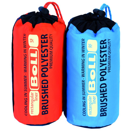 Schlafsackeinlage Boll Liner Rectangular grau Clay