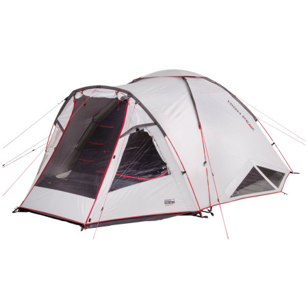 Zelt High Peak Almada 4.0 grau Gray/Row/Red