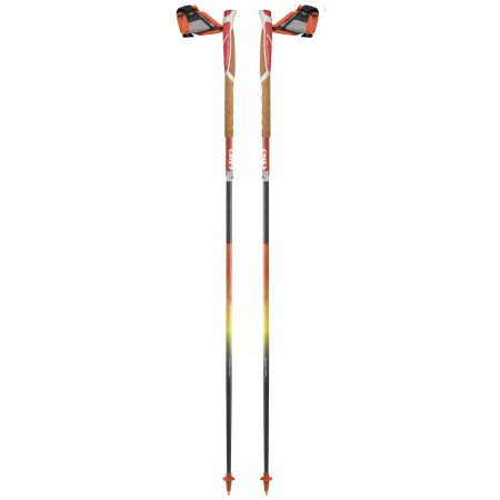 Trail Running Stöcke TSL Trail Carbon 4 Cork Cross orange/gelb GOYAVE/YELLOW