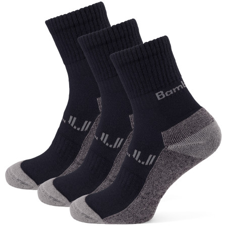 Socken Zulu Bambus Trek M 3-pack schwarz black