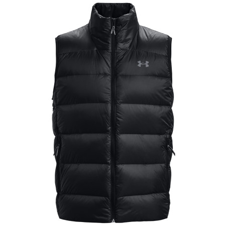 Herrenweste Under Armour Armour Down 2.0 Vest schwarz Black/Pitch Gray