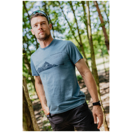 Herren-T-Shirt MOOA Merino Lyolite Highlander 150 Short