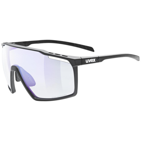 Sportbrille Uvex Mtn Perform V schwarz Black Mat/Litemirror blue