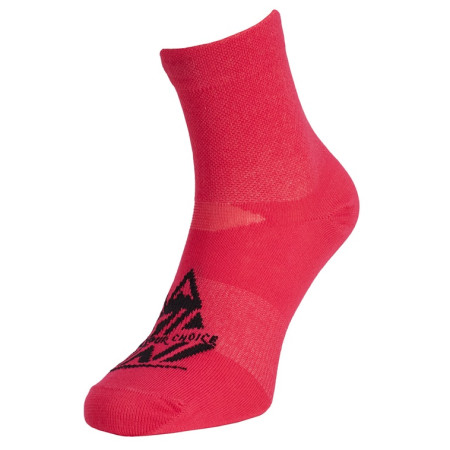 Socken Silvini Enduro Orino rot fuchsia-black