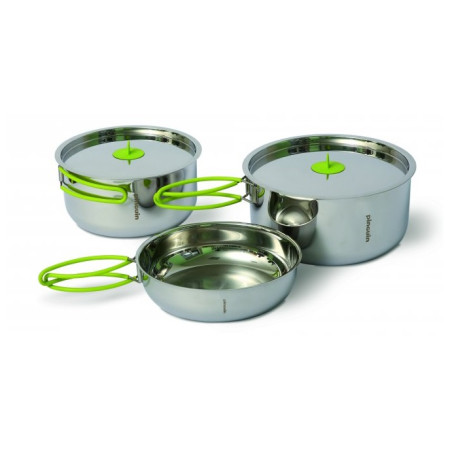 Geschirrset Pinguin Duo Steel L