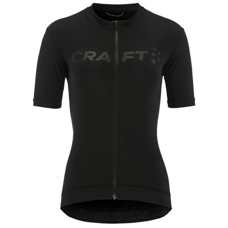 Damen-Radtrikot Craft W Endur Logo schwarz Black