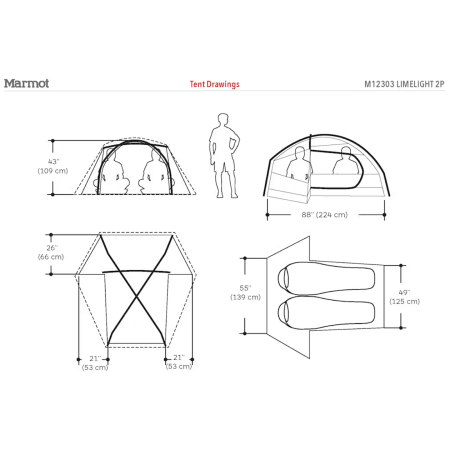 Zelt Marmot Limelight 2P